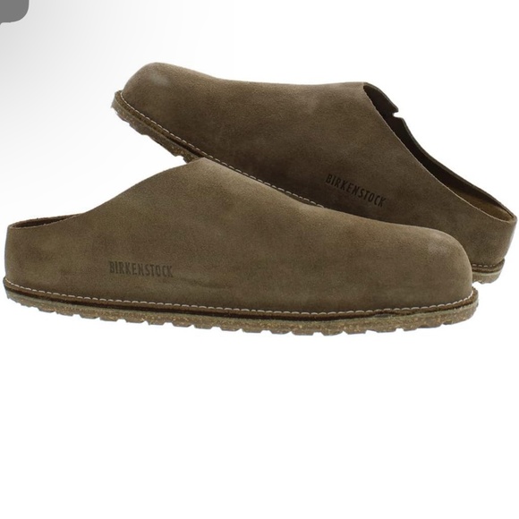 Birkenstock women/men Zermatt 365 Suede Clog color Gray Taupe - Picture 3 of 4